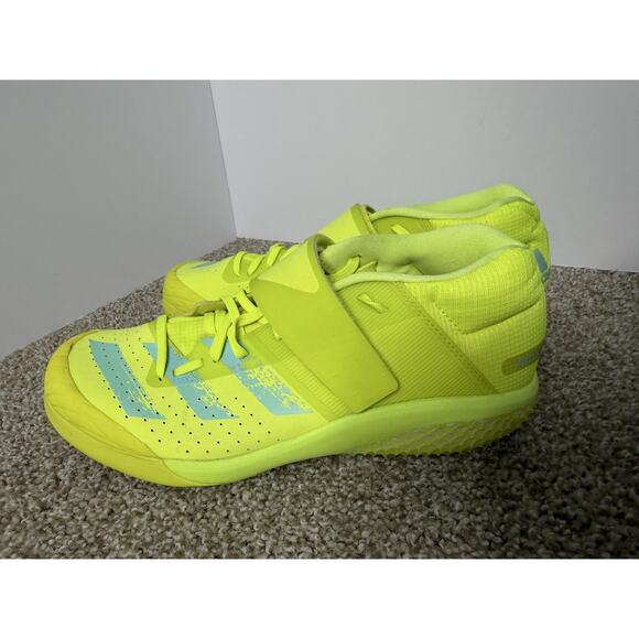 Adidas Adizero Javelin Track & Field Spikes Mens 11.5 Solar Yellow Cleats FW2241 main image 5